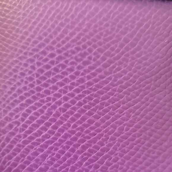 Coach Vibrant Purple Leather Satchel - Picture 9 of 16